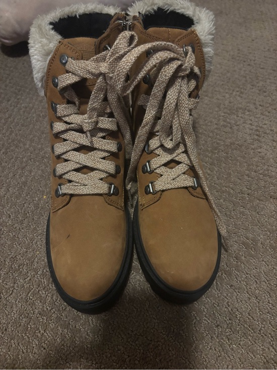 Harley-Davidson Shoes - Harley-Davidson Brown Faux-Fur Lined Combat Boots